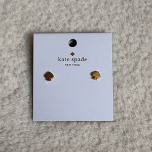 Kate Spade Gold Signature Spade Stud Earrings